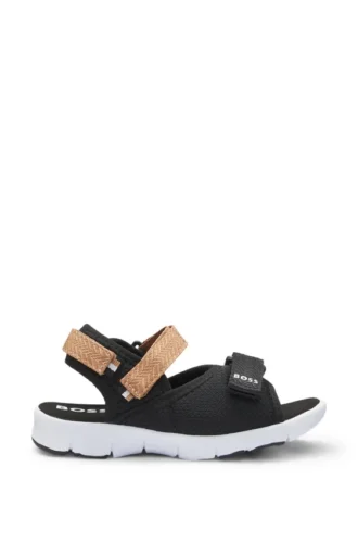 Kindersandalen mit kontrastierendem Logo