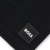 Kinderschal mit Logo-Applikation aus Twill