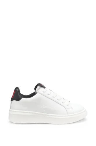 Kinderschuhe aus Leder mit Logo-Details