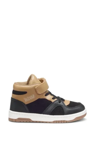 Kinderschuhe aus Leder und Samt