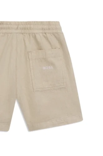Kindershorts aus Leinen und Baumwolle