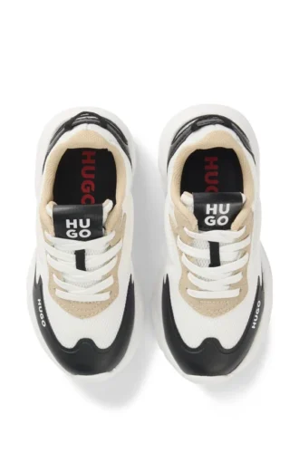 Kindersneaker aus Canvas und Kunstleder