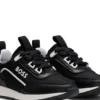 Kindersneaker aus Canvas und Leder