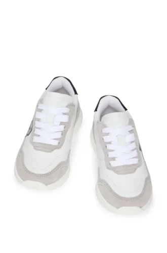 Kindersneaker aus Leder mit Double-B-Monogramm