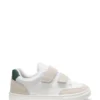 Kindersneaker aus Leder und Canvas