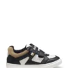 Kindersneaker aus Leder und Canvas