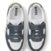 Kindersneaker aus Leder und Canvas