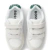 Kindersneaker aus Leder und Mesh