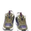 Kindersneaker aus Materialmix mit Kunstleder