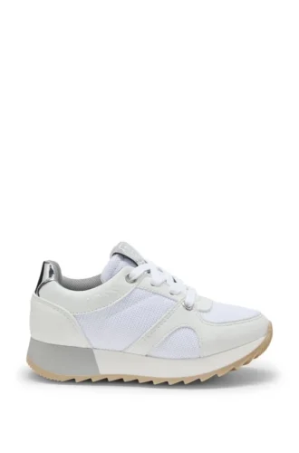 Kindersneaker aus Mesh und Kunstleder