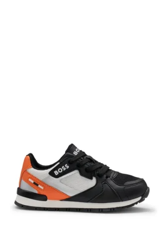 Kindersneaker aus Mesh und Kunstleder