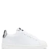 Kindersneaker aus Monogramm-Canvas mit metallischem Kunstleder