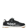 Kindersneaker aus verschiedenen Materialien mit Logo-Details