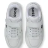 Kindersneaker mit Lederbesatz Kindersneaker mit Lederbesatz