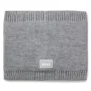 Kindersnood mit Logo-Applikation und Zopfmuster Kindersnood mit Logo-Applikation und Zopfmuster