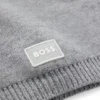 Kindersnood mit Logo-Applikation und Zopfmuster Kindersnood mit Logo-Applikation und Zopfmuster