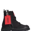 Kinderstiefel mit Leder-Reißverschlusszug mit Markenlogo Kinderstiefel mit Leder-Reißverschlusszug mit Markenlogo