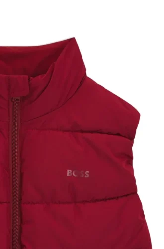 Kinderweste mit Logo-Print und wasserabweisender Ausrüstung