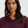 Kleid aus Crêpe mit Schlüssellochausschnitt