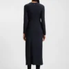 Kleid aus Stretch-Jersey mit geknotetem Taillendetail