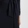 Kleid aus Stretch-Jersey mit geknotetem Taillendetail