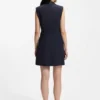 Kleid im Smoking-Stil mit drapiertem Revers