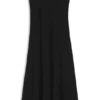 Kleid mit Burnout-Punkten und Spaghettiträgern