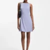 Kleid mit Falten vorne und Ballonrock