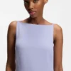 Kleid mit Falten vorne und Ballonrock