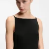 Kleid mit Falten vorne und Ballonrock