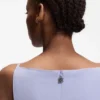 Kleid mit Falten vorne und Ballonrock