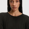 Kleid mit gesmoktem Bund und Plisseefalten