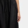 Kleid mit Kordelzug in der Taille aus Baumwollpopeline