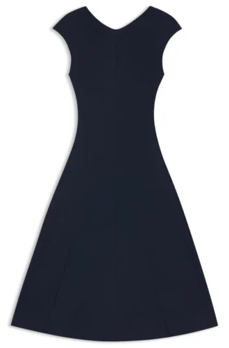 Kleid mit Nahtdetails aus mattem Jersey