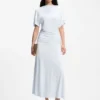 Kleid mit Raffungen in schmaler Passform