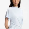 Kleid mit Raffungen in schmaler Passform