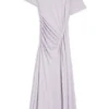 Kleid mit Raffungen in schmaler Passform