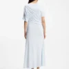 Kleid mit Raffungen in schmaler Passform