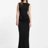Kleid mit Schnallendetail und Wickeleffekt