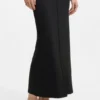 Kleid mit Stehkragen aus Stretch-Jersey