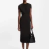 Kleid mit Taillendetail aus Stretch-Jersey
