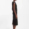 Kleid mit Taillendetail aus Stretch-Jersey