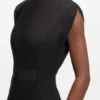 Kleid mit Taillendetail aus Stretch-Jersey