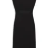 Kleid mit Taillendetail aus Stretch-Jersey