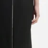 Kleid mit V-Ausschnitt aus Stretchstoff