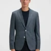 Knitterarme Jacke aus einem Wollgemisch