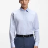 Knitterfreies Hemd in Regular-Fit aus Baumwolle