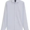 Knitterfreies Slim-Fit-Hemd aus Baumwoll-Dobby