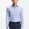 Knitterfreies Slim-Fit-Hemd aus einer Baumwollmischung