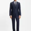 Knitterfreies Slim-Fit-Hemd aus italienischer Baumwolle